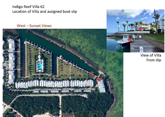 Waterfront Luxury Villa 62 With Sunset Views And Boat Slip Villa